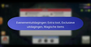 Read more about the article Evenementuitdagingen: Extra loot, Exclusieve uitdagingen, Magische items