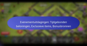 Read more about the article Evenementuitdagingen: Tijdgebonden beloningen, Exclusieve items, Bonusbronnen